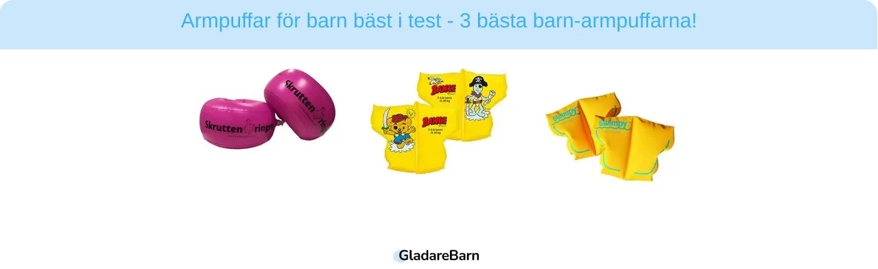 Armpuffar för barn bäst i test