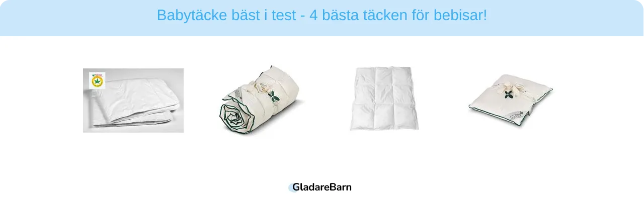 Babytäcke bäst i test