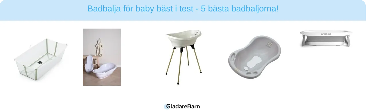 Badbalja för baby bäst i test