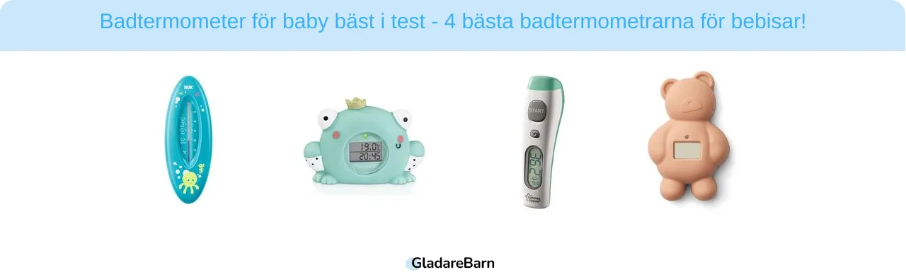 Badtermometer för baby bäst i test