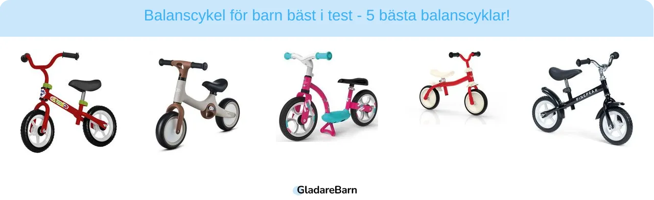 Balanscykel för barn bäst i test