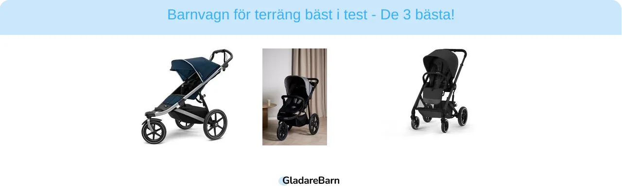 Barnvagn terräng bäst i test