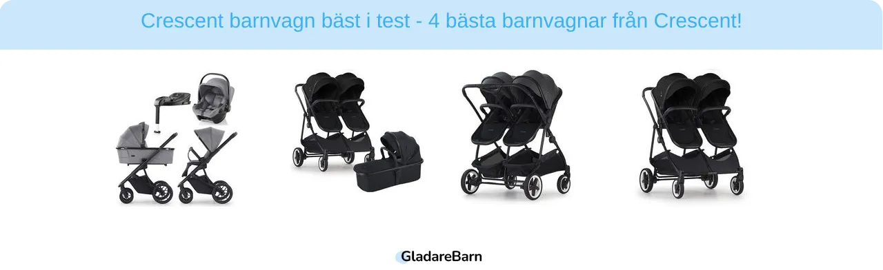 Crescent barnvagn bäst i test