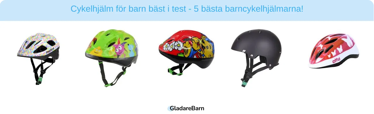 Cykelhjälm för barn bäst i test