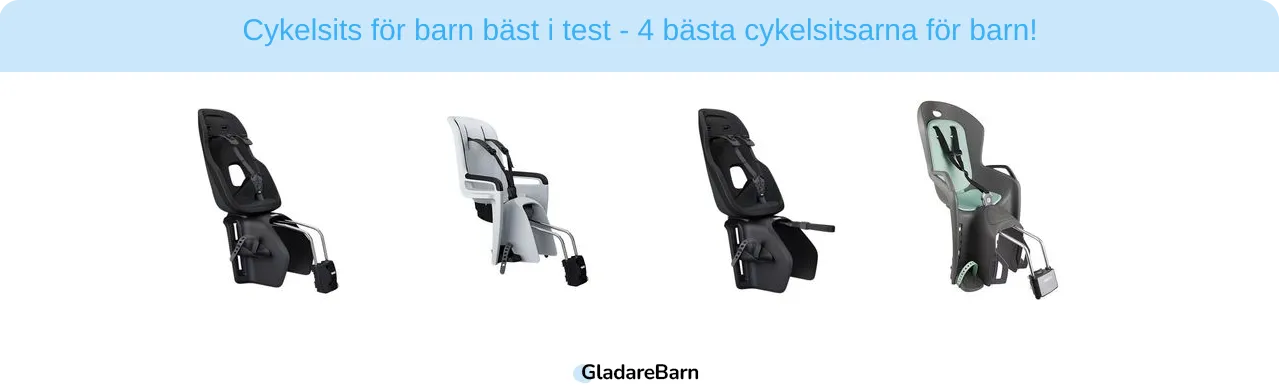 Cykelsits för barn bäst i test