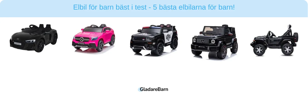 Elbil för barn bäst i test