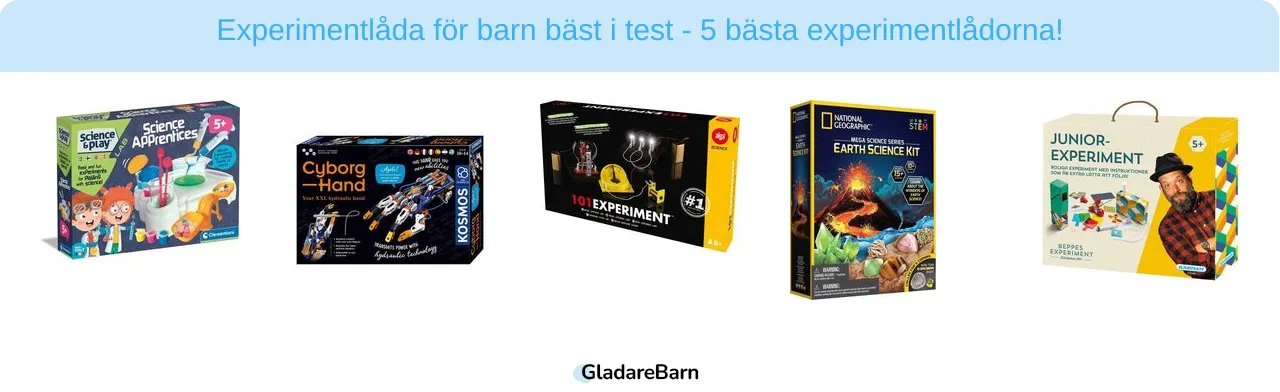 Experimentlåda för barn bäst i test