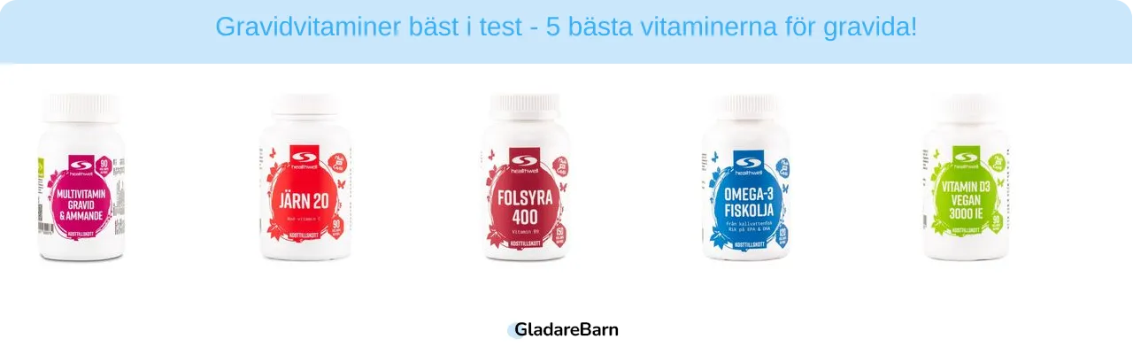 Gravidvitaminer bäst i test