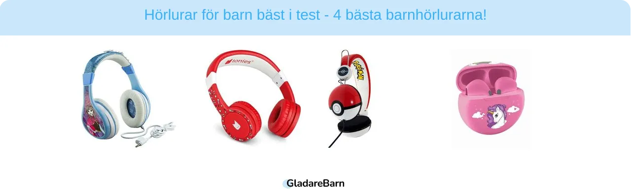 Hörlurar för barn bäst i test