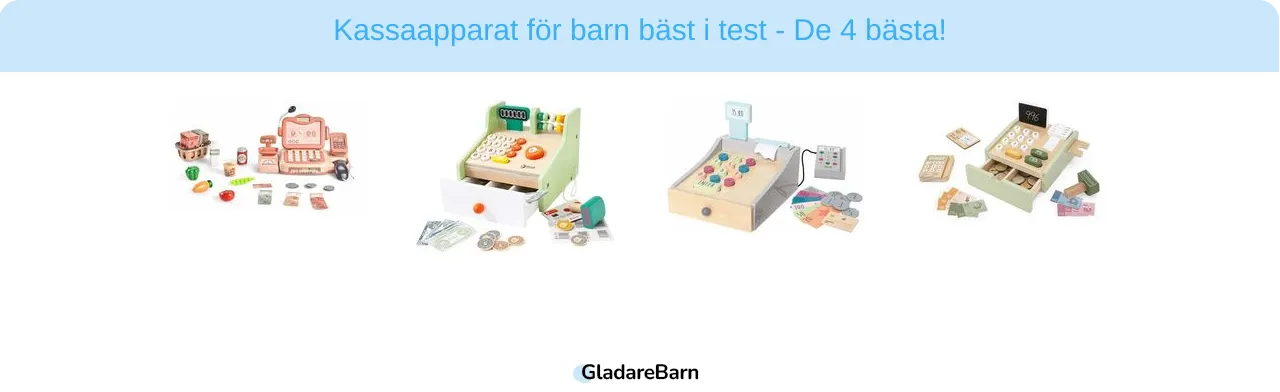 Kassaapparat för barn bäst i test