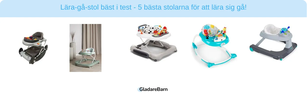 Lära gå stol bäst i test