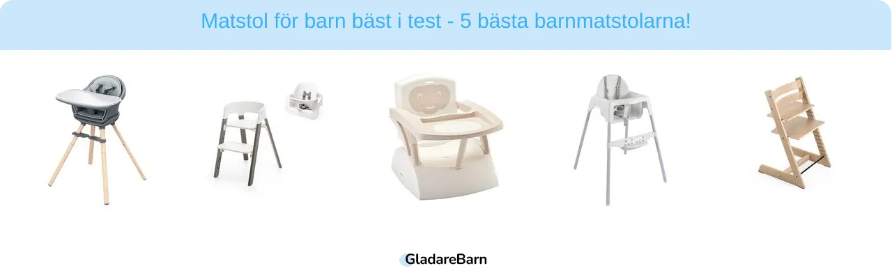 Matstol för barn bäst i test