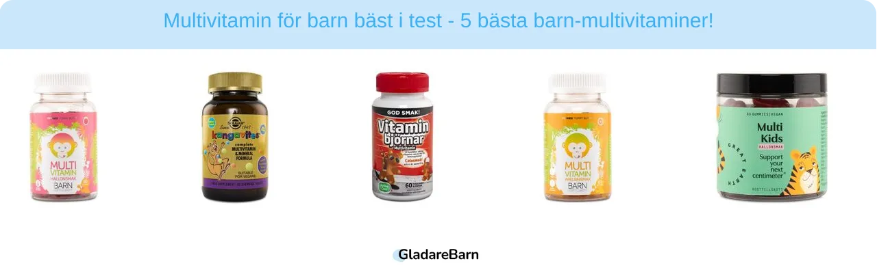 Multivitamin för barn bäst i test