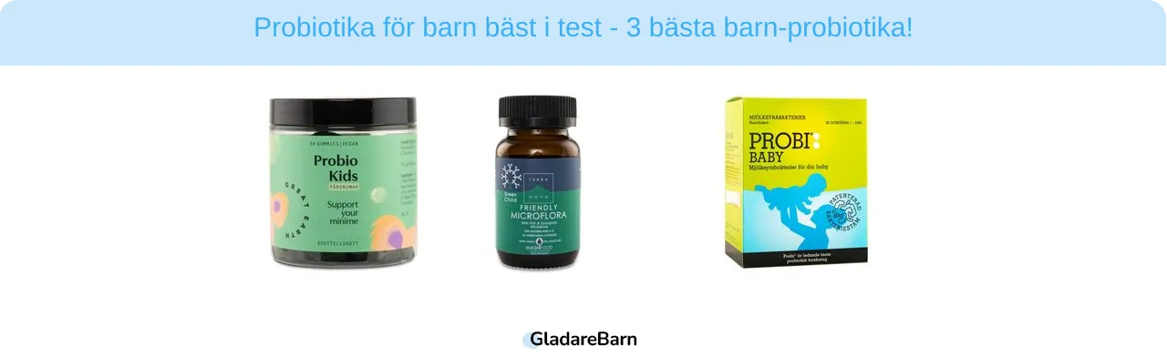 Probiotika för barn bäst i test