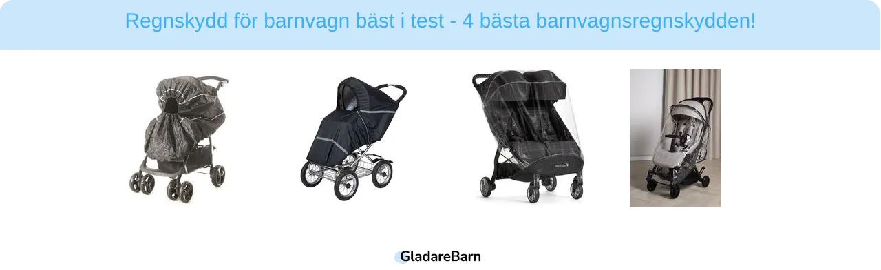 Regnskydd för barnvagn bäst i test