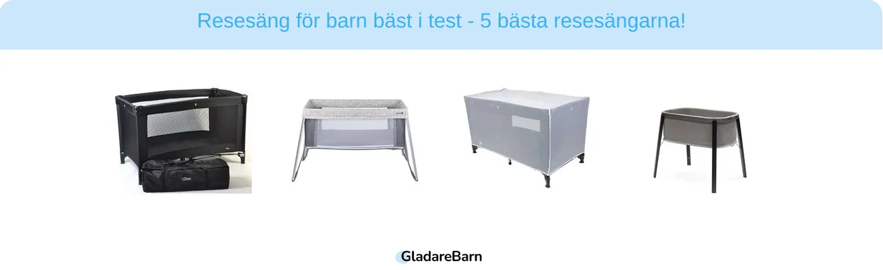 Resesäng för barn bäst i test