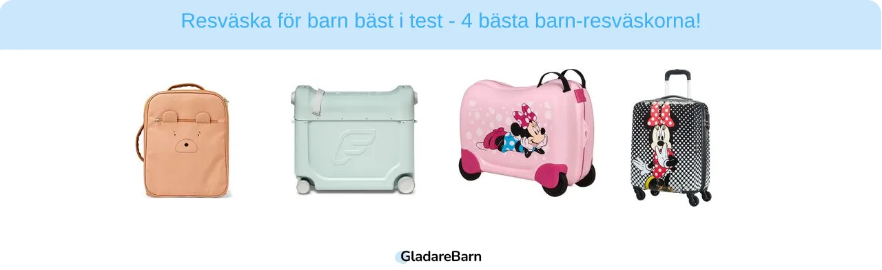 Resväska för barn bäst i test