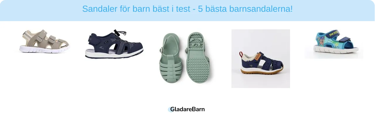 Sandaler för barn bäst i test