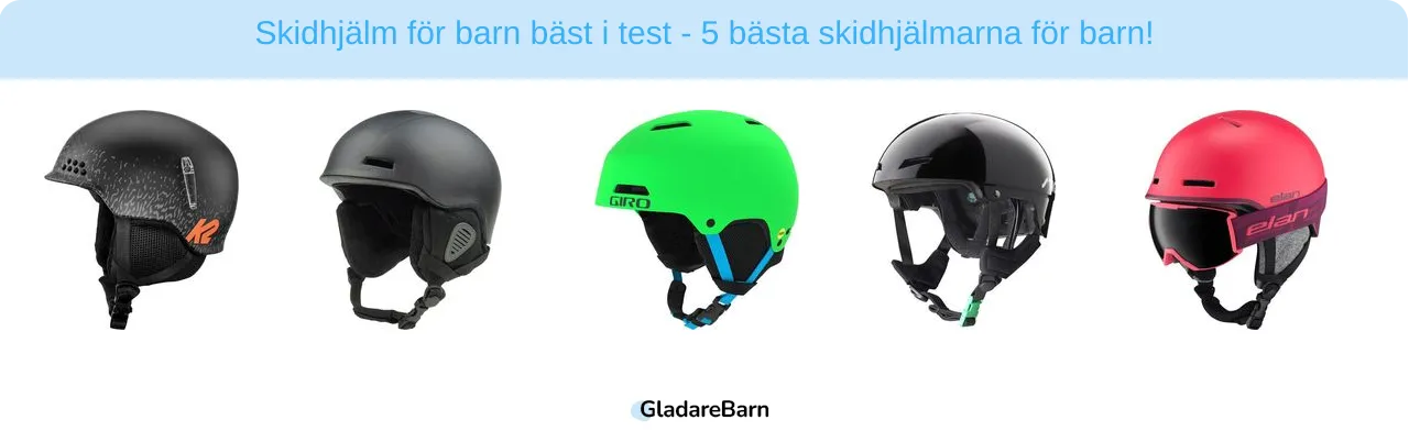 Skidhjälm för barn bäst i test