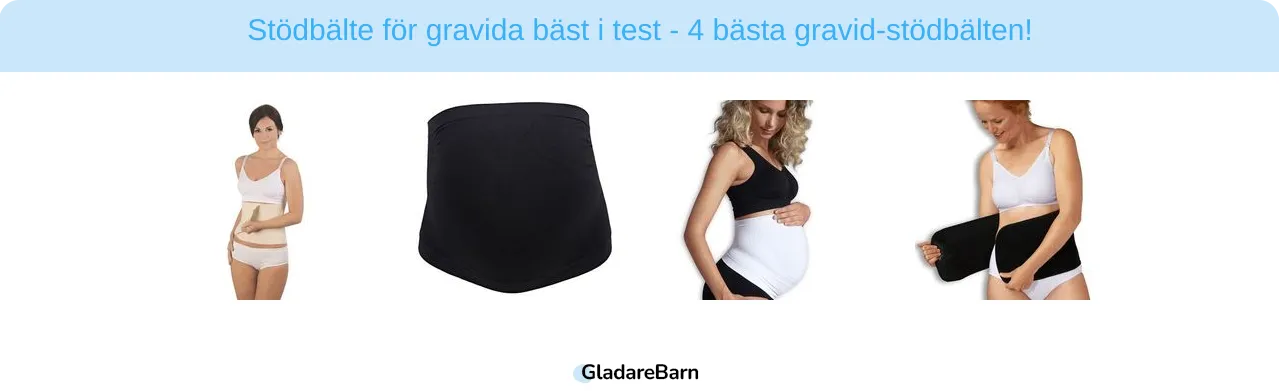 Stödbälte för gravida bäst i test