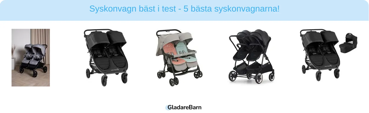 Syskonvagn bäst i test