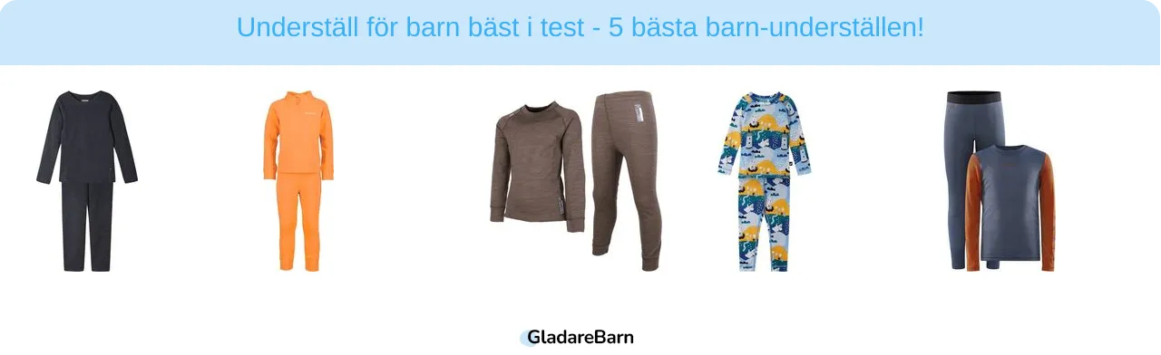 Underställ för barn bäst i test