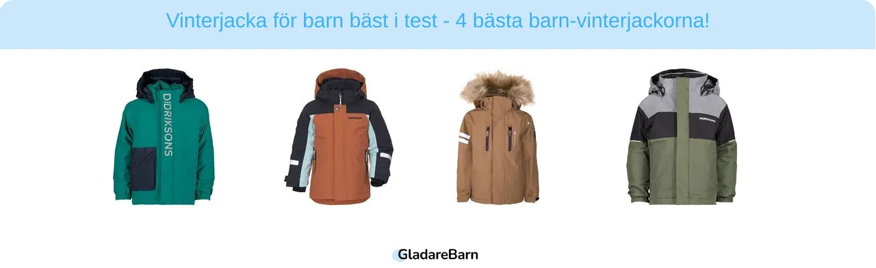 Vinterjacka för barn bäst i test