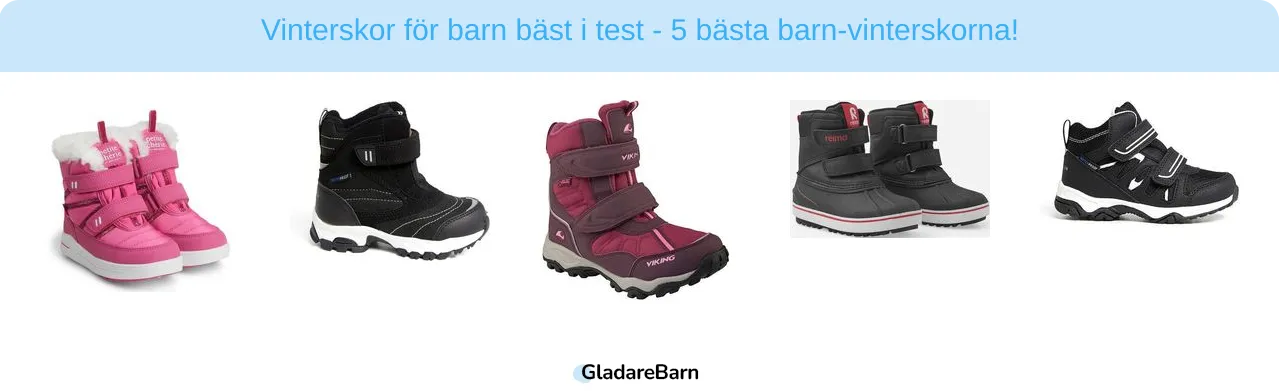 Vinterskor för barn bäst i test